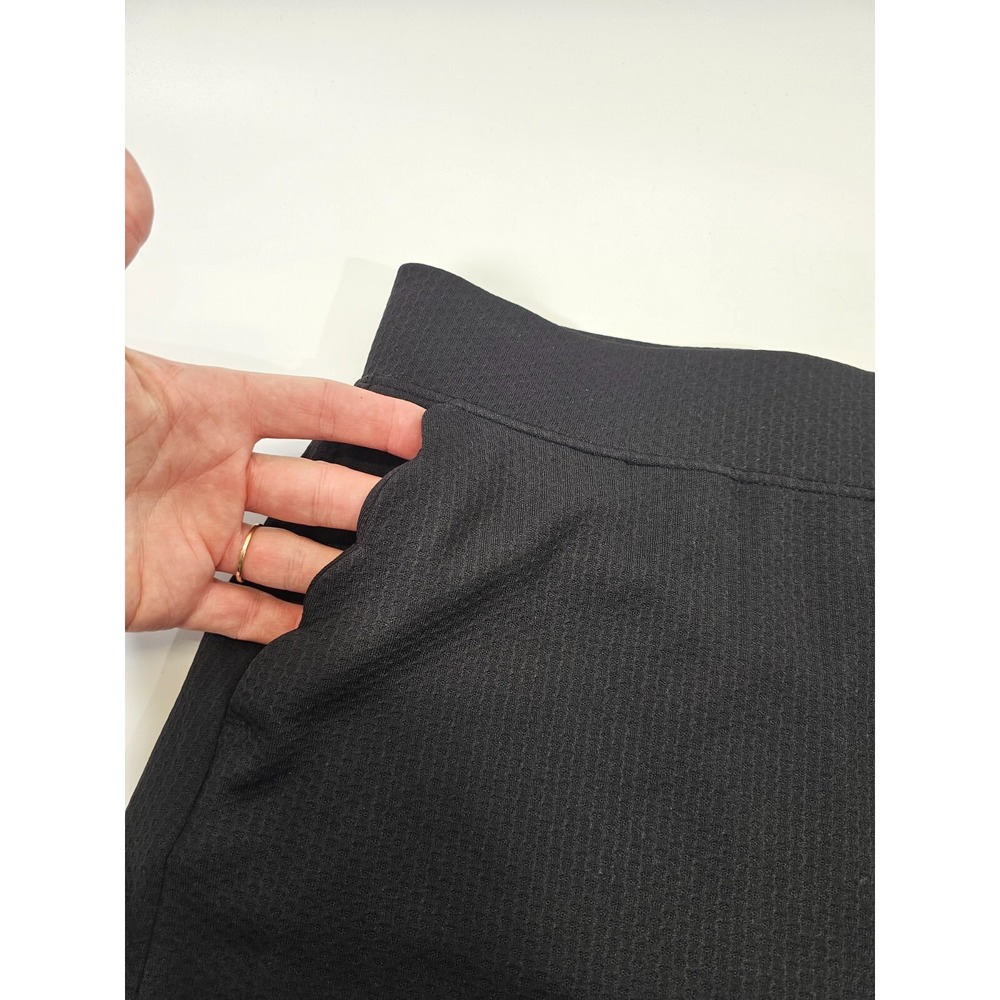 Pebble Beach XL Simple Black Golf Skort Skirt W/ Shorts Dry Luxe Active EUC - Picture 2 of 8